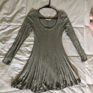 Flowy grey dress